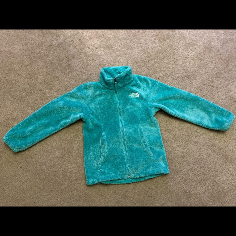 Teal girls Northface Fleece 7/8
